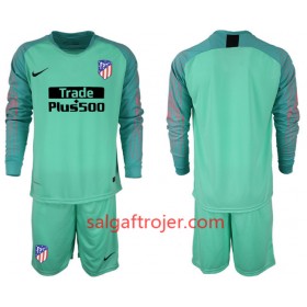 Atlético Madrid Fodboldtrøjer Målmand Børn sæt 2018/19 Langærmet